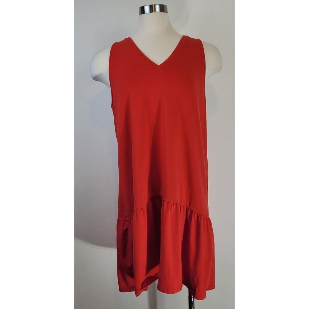A new day red sleeveless Dress Size large